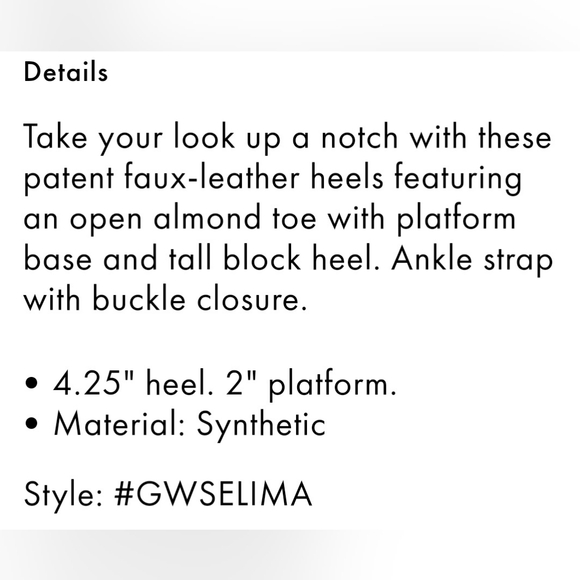 Selima platform heels Guess - Picture 10 of 11